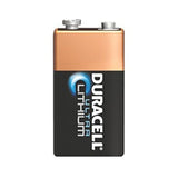 Duracell Ultra 550mAh 9V Lithium Primary (LiMNO2) Battery (DL1604) - Bulk