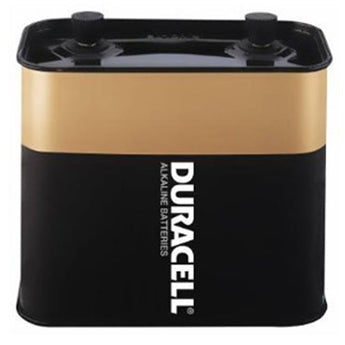 Duracell Coppertop MN918 6V Alkaline Large Lantern Battery with Screw Terminals