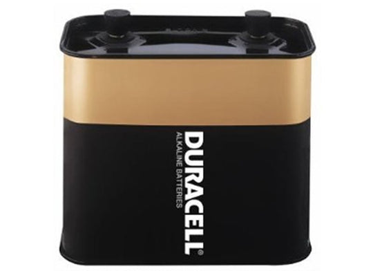 Duracell Coppertop MN918 6V Alkaline Large Lantern Battery with Screw Terminals