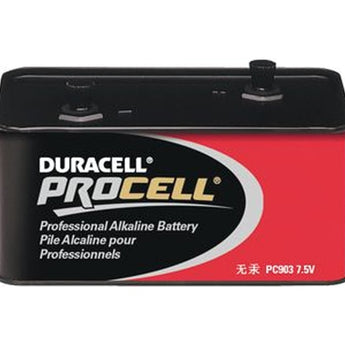 Duracell Procell 7.5V Alkaline Lantern Battery - Screw Terminals (PC903 PC-903)