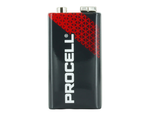 Duracell Procell 9V Battery Upright View