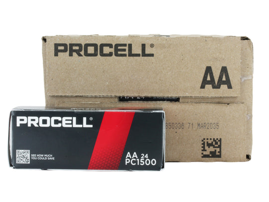 Duracell Procell AA 24-Pack Box and Box of 72