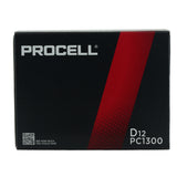 Duracell Procell PC1300 (72PK) D-cell 1.5V Alkaline Button Top Batteries (PC1300BKD) - Contractor Pack of 72 (6 x 12-Boxes)