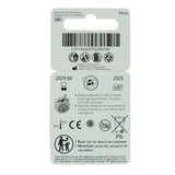 Duracell hearing aid battery packaging with barcode and text on a white background