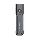Black Fenix E06R Pro USB-C Rechargeable All-Purpose Flat Flashlight - Vertical Front View