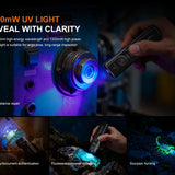 Fenix E06R Pro USB-C Rechargeable All-Purpose Flat Flashlight - 1600 Lumens - Spot, Flood, UV & Red Laser - Multiple Colors Available