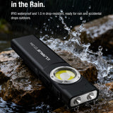 Klarus E5 Ultra Magnetic Flat-Light - Spot, Flood, and Red Light - USB-C Rechargeable 1400mAh Li-ion Battery - Multiple Colorways