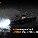 Fitorch EC10 V2.0 LED Flashlight - CREE XP-L - 1000 Lumens - Includes 1 x 14500 with Micro-USB Charging Port