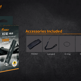 Fitorch EC10 V2.0 LED Flashlight - CREE XP-L - 1000 Lumens - Includes 1 x 14500 with Micro-USB Charging Port