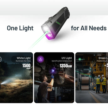 Nitecore EDC17 USB-C Rechargeable EDC Flashlight - 1500 Lumens - NiteLab UHi 25 - Uses Built-in 1500mAh Li-ion Battery Pack