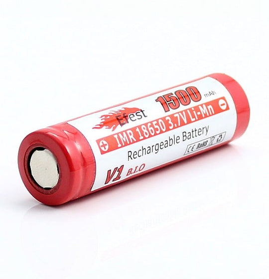 Efest 1088 IMR 18650 1500mAh 3.7V Unprotected Lithium Manganese (LiMn2O4) Flat Top Battery - Boxed
