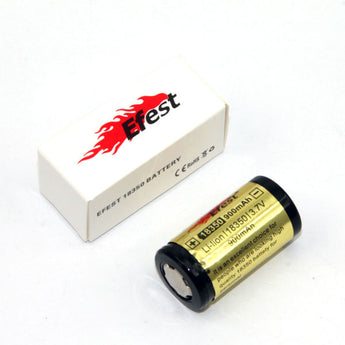 Efest 3400 18350 900mAh 3.7V Protected Lithium Ion (Li-ion) Button Top Battery - Boxed