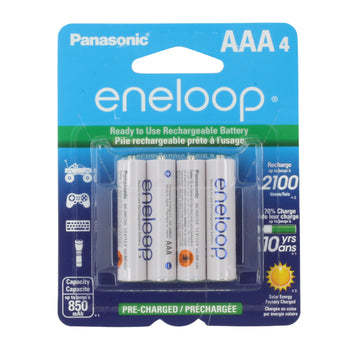 Panasonic Eneloop AAA 850mAh 4-Pack Front Packaging