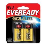 Energizer Eveready Gold A522-BP-2 9V Alkaline Battery with Snap Connector - 2 Piece Retail Card
