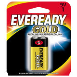 Energizer Eveready Gold A522-BP 9V Alkaline Battery with Snap Connector - 1 Piece Retail Card