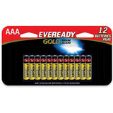 Energizer Eveready Gold A92 AA Alkaline Battery - 12 Count Family Pack (A92BP-12H)
