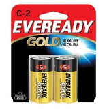 Energizer Eveready Gold A93-BP-2 C-cell 1.5V Alkaline Button Top Batteries - 2 Piece Retail Card