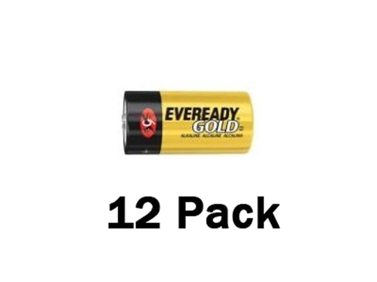 Energizer Eveready Gold A93 C Cell Alkaline Battery - 12 Count Family Pack (A93FP12T1)