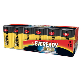 Energizer Eveready Gold A95 D Alkaline Battery - 12 Count Family Pack (A95Fp12T1)