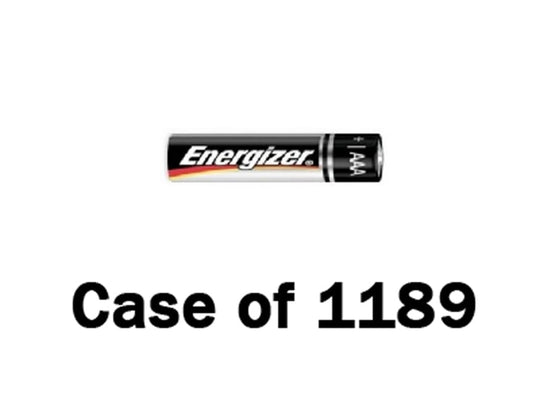Energizer Max E92 Alkaline AAA Case of 1189