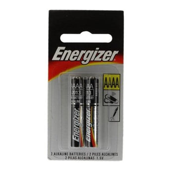 Energizer E96-BP-2 AAAA 1.5V Alkaline Button Top Battery - 2 Piece Retail Card
