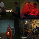 Fenix CL20R V2.0 USB-C Rechargeable Camping lantern - 300 Lumens - Includes 1 x 1900mAh Li-ion Battery Pack - Midnight Black