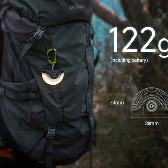 Fenix CL20R V2.0 USB-C Rechargeable Camping lantern - 300 Lumens - Includes 1 x 1900mAh Li-ion Battery Pack - Midnight Black