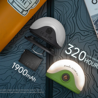 Fenix CL20R Pro USB-C Rechargeable Magnetic Camping Lantern - White, Red, and RGB - Includes 1 x 1900mAh Li-ion Battery Pack - Multiple Colorways