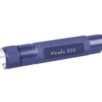 Fenix E01 Mini LED Flashlight with 13 Lumen Nichia LED - Uses 1xAAA - Blue Body