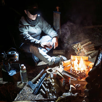 Fenix E04R - Outdoor Application, Fire Tending