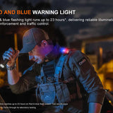 Fenix E04R - Sidelight with Red/Blue Flash and RGB Modes