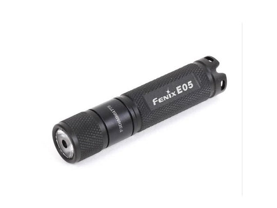 Fenix E05 LED Flashlight with 27 Lumen CREE R2 LED - Uses 1xAAA - Black Body