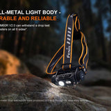 Fenix HM60R V2.0 USB-C Rechargeable LED Headlamp - 1600 Lumens - Luminus SST40-GEN2 - Includes 1 x 21700