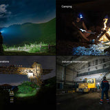 Fenix HM60R V2.0 USB-C Rechargeable LED Headlamp - 1600 Lumens - Luminus SST40-GEN2 - Includes 1 x 21700