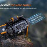 Fenix HM60R V2.0 USB-C Rechargeable LED Headlamp - 1600 Lumens - Luminus SST40-GEN2 - Includes 1 x 21700