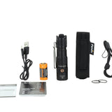 Fenix PD26R ACE USB-C Rechargeable LED Flashlight - Everything in the Box