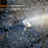 Fenix TK28R Double-Barrel Tactical Searchlight - USB-C Rechargeable - 6500 Lumens - White and Red LEDs - Includes 2 x 18650