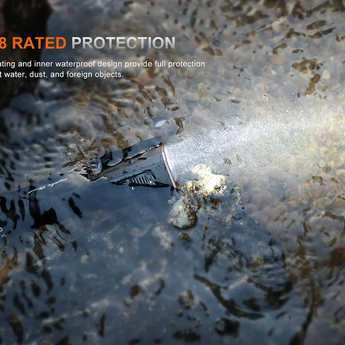 Fenix TK28R Double-Barrel Tactical Searchlight - USB-C Rechargeable - 6500 Lumens - White and Red LEDs - Includes 2 x 18650