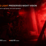 Fenix TK28R Double-Barrel Tactical Searchlight - USB-C Rechargeable - 6500 Lumens - White and Red LEDs - Includes 2 x 18650