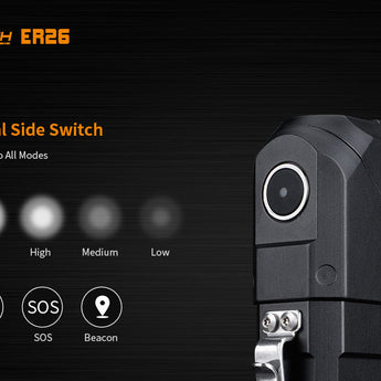 Fitorch ER26 - Easy to use Side Switch