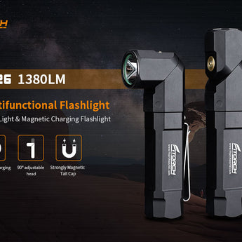 Fitorch ER26 - Multifunctional Magnetic-charging Flashlight