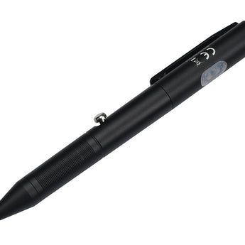 Fitorch FTP20, Black - Front Left Facing Angle, LED and Bolt Action Visible