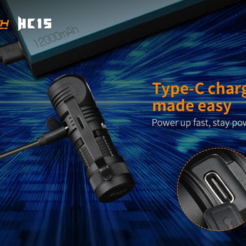 Fitorch HC15 - USB-C Rechargeable