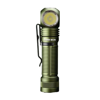 Fitorch HC25, Green - Upright View, LED Facing Forward