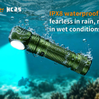 Fitorch HC25 - IPX8 Waterproof Construction