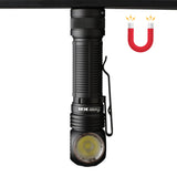 Fitorch HC25, Black - Magnetic Tailcap, Mounted on Metal