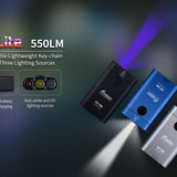 Fitorch K3 Lite - Rechargeable Keychain Flashlight with 3 Light Sources