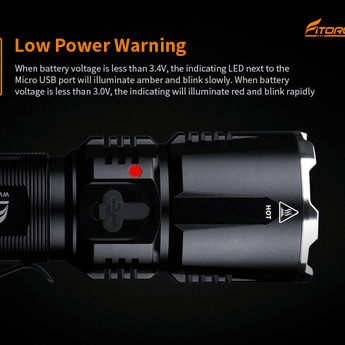 Fitorch MR26 - Low Power Warning Function