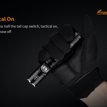 Fitorch P20RGT - Tactical Momentary or Constant Tail Switch