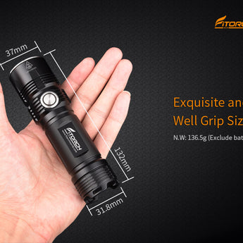 Fitorch P26R - Handheld Size, 136.5 gram Weight